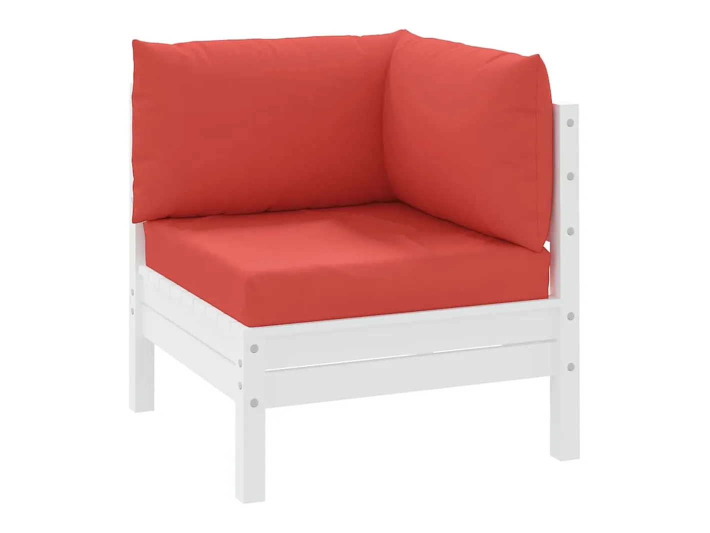 Clicnbuy Ropa De Casa-Cojines para palets 3 unidades tela Oxford Rojo