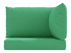 Clicnbuy Ropa De Casa-Cojines para palets 3 unidades tela Oxford Verde
