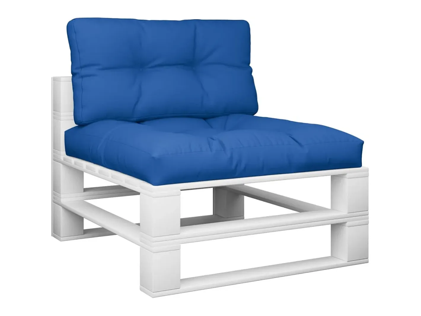 Ropa De Casa-Cojines para palets 2 unidades tela royal ES560048 Azul