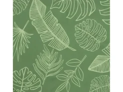 Clicnbuy Ropa De Casa-Cojines para palets 2 unidades tela estampado de hojas Verde