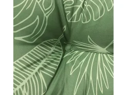 Clicnbuy Ropa De Casa-Cojines para palets 2 unidades tela estampado de hojas Verde