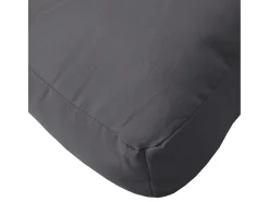 Clicnbuy Cojines para palets 3 unidades tela Oxford Gris antracita