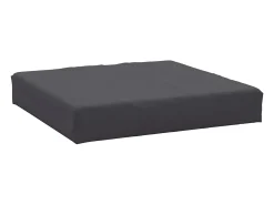 Clicnbuy Ropa De Casa-Cojines para palets 2 unidades tela Gris antracita