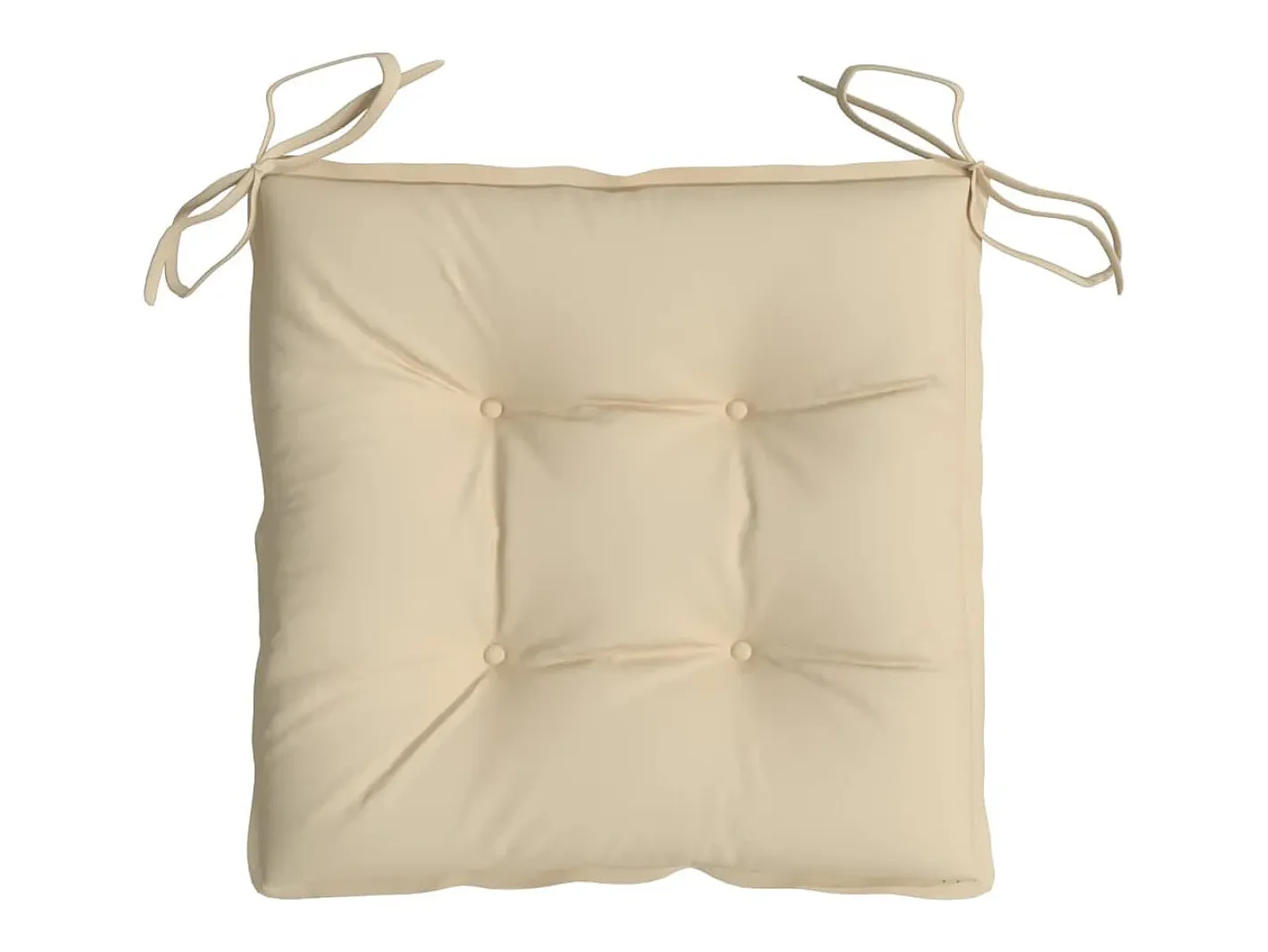 Clicnbuy Cojines para palets 6 unidades tela Oxford 50x50x7 cm Beige Discount