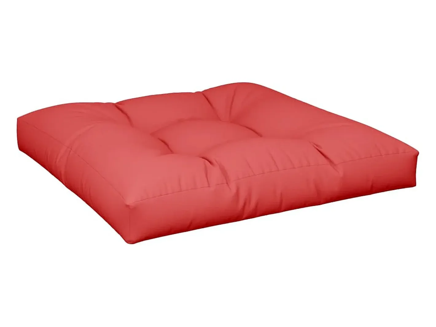 Clicnbuy Ropa De Casa-Cojines para palets 2 unidades tela Rojo