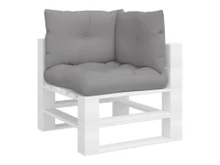 Clicnbuy Cojines para palets 3 unidades tela Gris Discount