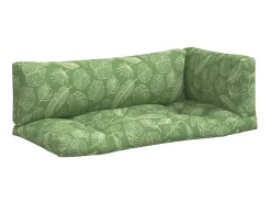 Cojines para palets 3 unidades tela Oxford estampado de hojas ES595488 Verde Sale