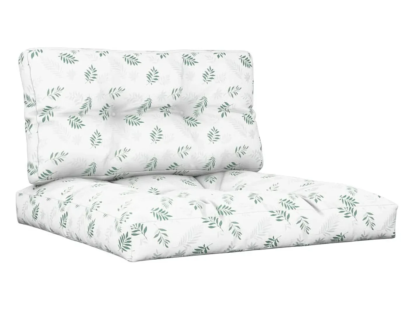 Ropa De Casa-Cojines para palets 2 unidades tela estampado de hojas ES949291 Verde