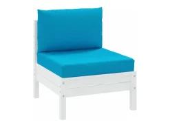 Discount Clicnbuy Cojines para palets 2 unidades tela Oxford claro Azul