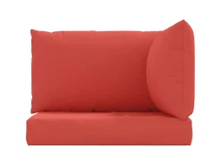 Cojines para palets 3 unidades tela Oxford ES734964 Rojo Online