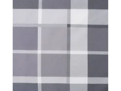 Clicnbuy Ropa De Casa-Cojines para palets 3 unidades tela a cuadros gris Multicolor