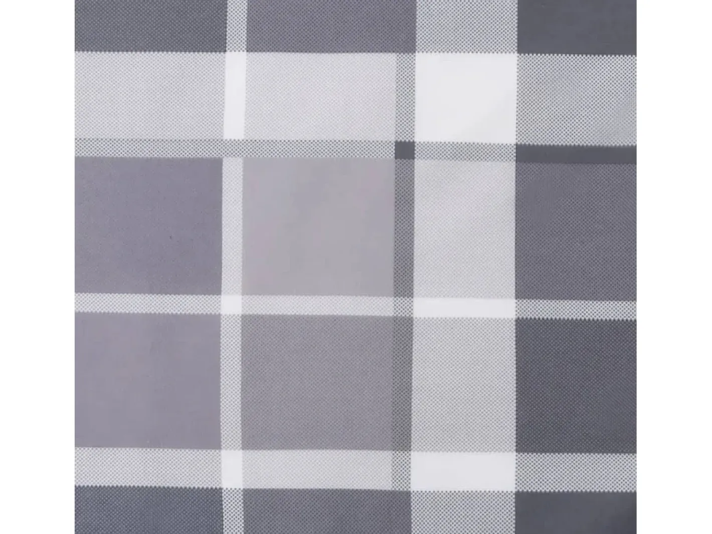 Clicnbuy Ropa De Casa-Cojines para palets 3 unidades tela a cuadros gris Multicolor