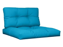 Outlet Cojines para palets 2 unidades tela ES689246 Azul