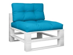 Outlet Cojines para palets 2 unidades tela ES689246 Azul