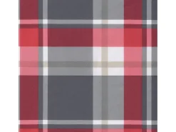 Clicnbuy Ropa De Casa-Cojines para palets 3 unidades tela a cuadros rojos Multicolor