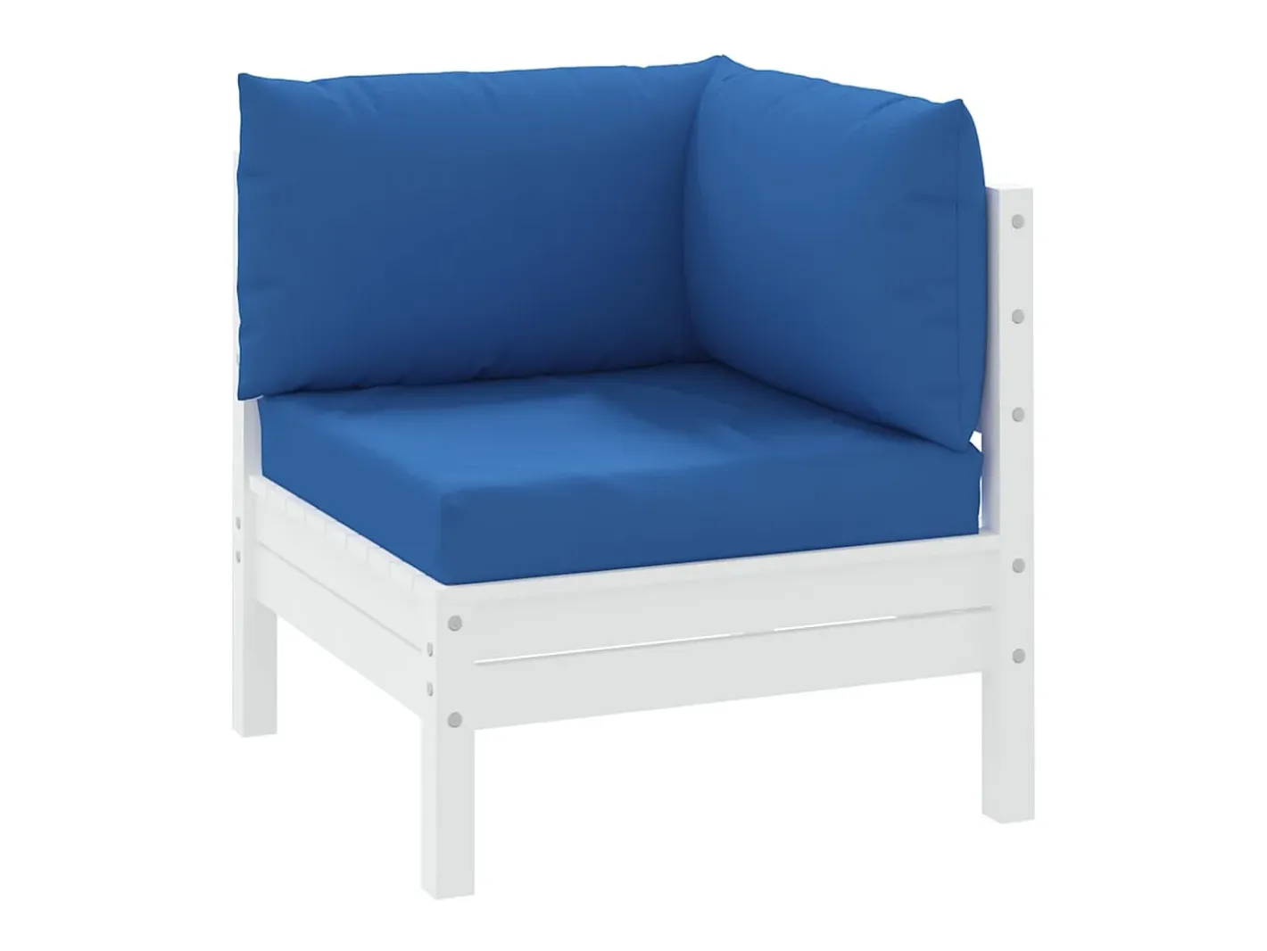 Hot Cojines para palets 3 unidades tela Oxford ES397274 Azul