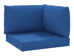 Hot Cojines para palets 3 unidades tela Oxford ES397274 Azul