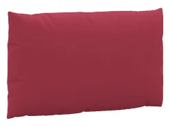 Clicnbuy Ropa De Casa-Cojines para palets 3 unidades tela Oxford tinto Rojo