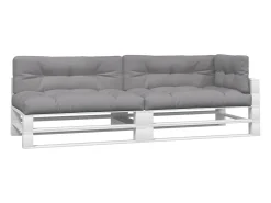 Clicnbuy Ropa De Casa-Cojines para palets 5 unidades tela Gris