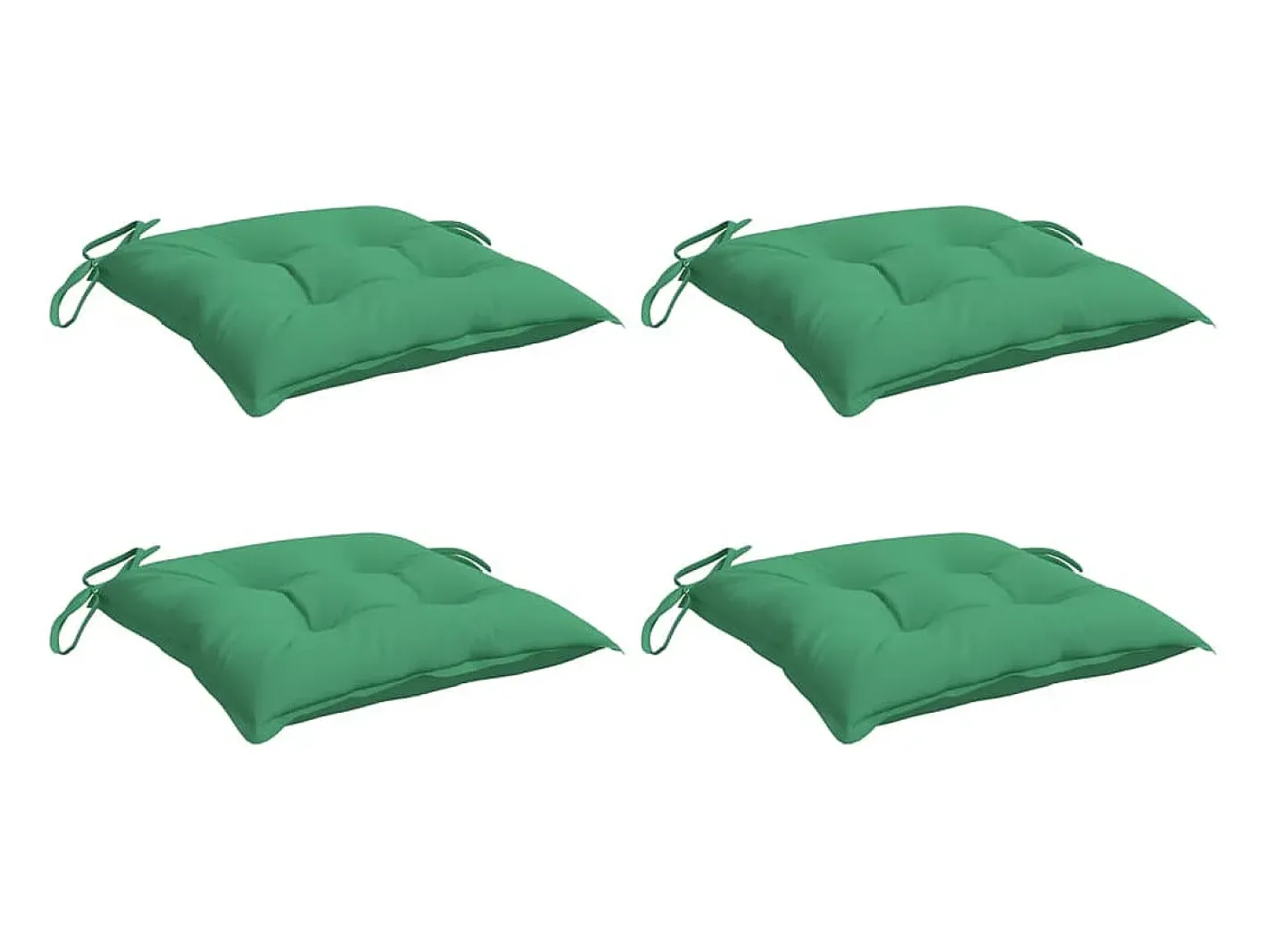 New Clicnbuy Cojines para palets 4 unidades tela Oxford 50x50x7 cm Verde