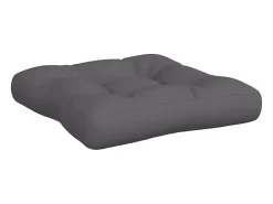 Clicnbuy Ropa De Casa-Cojines para paletss 3 unidades tela Gris antracita