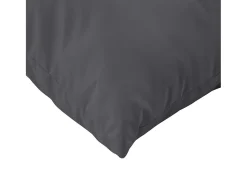 Clicnbuy Ropa De Casa-Cojines para paletss 3 unidades tela Gris antracita
