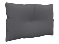 Clicnbuy Ropa De Casa-Cojines para paletss 3 unidades tela Gris antracita