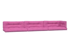 Cojines para palés 7 piezas tela ES859901 Rosa Outlet