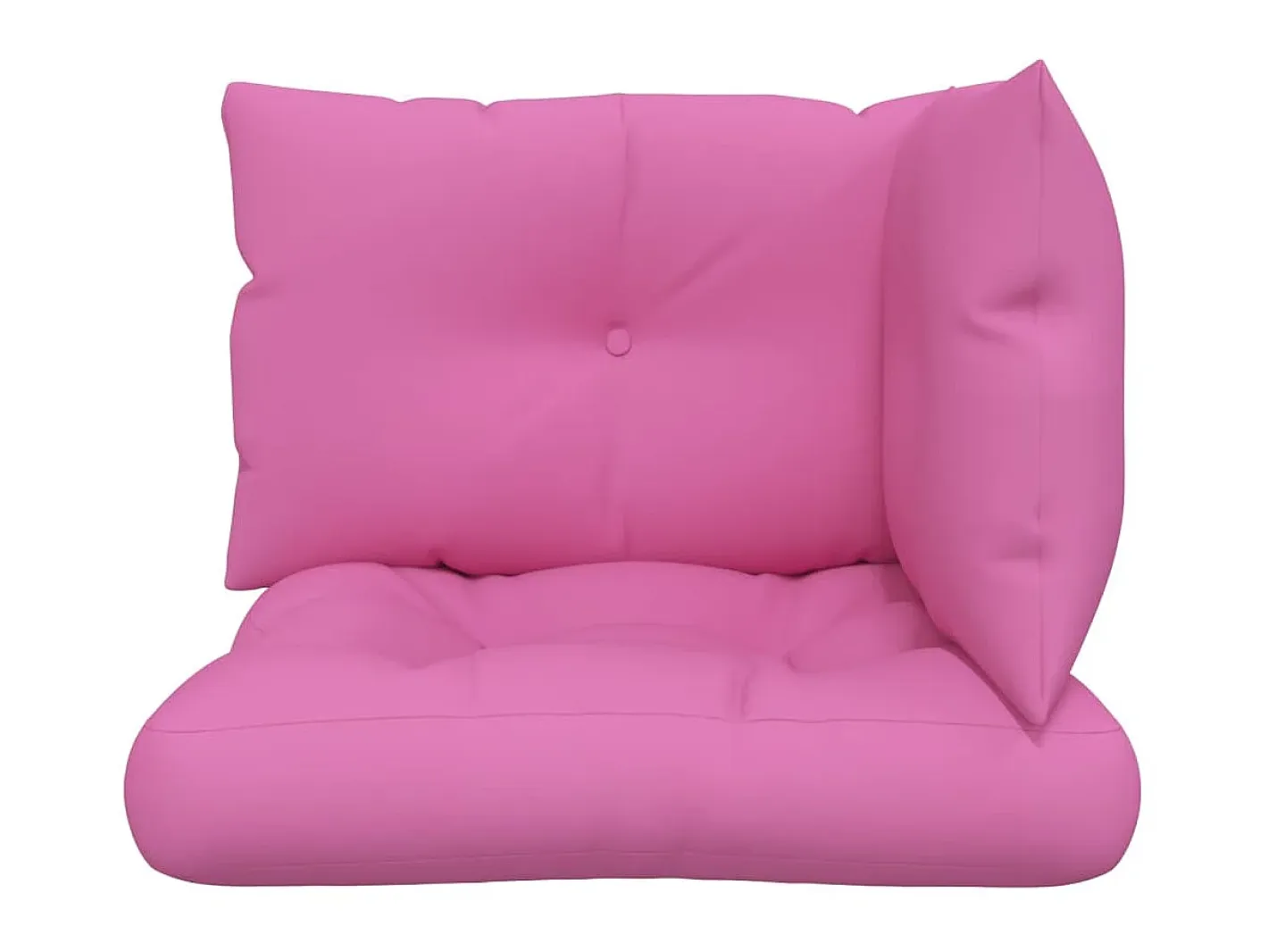 Ropa De Casa-Cojines para palés 3 piezas tela Oxford ES343280 Rosa