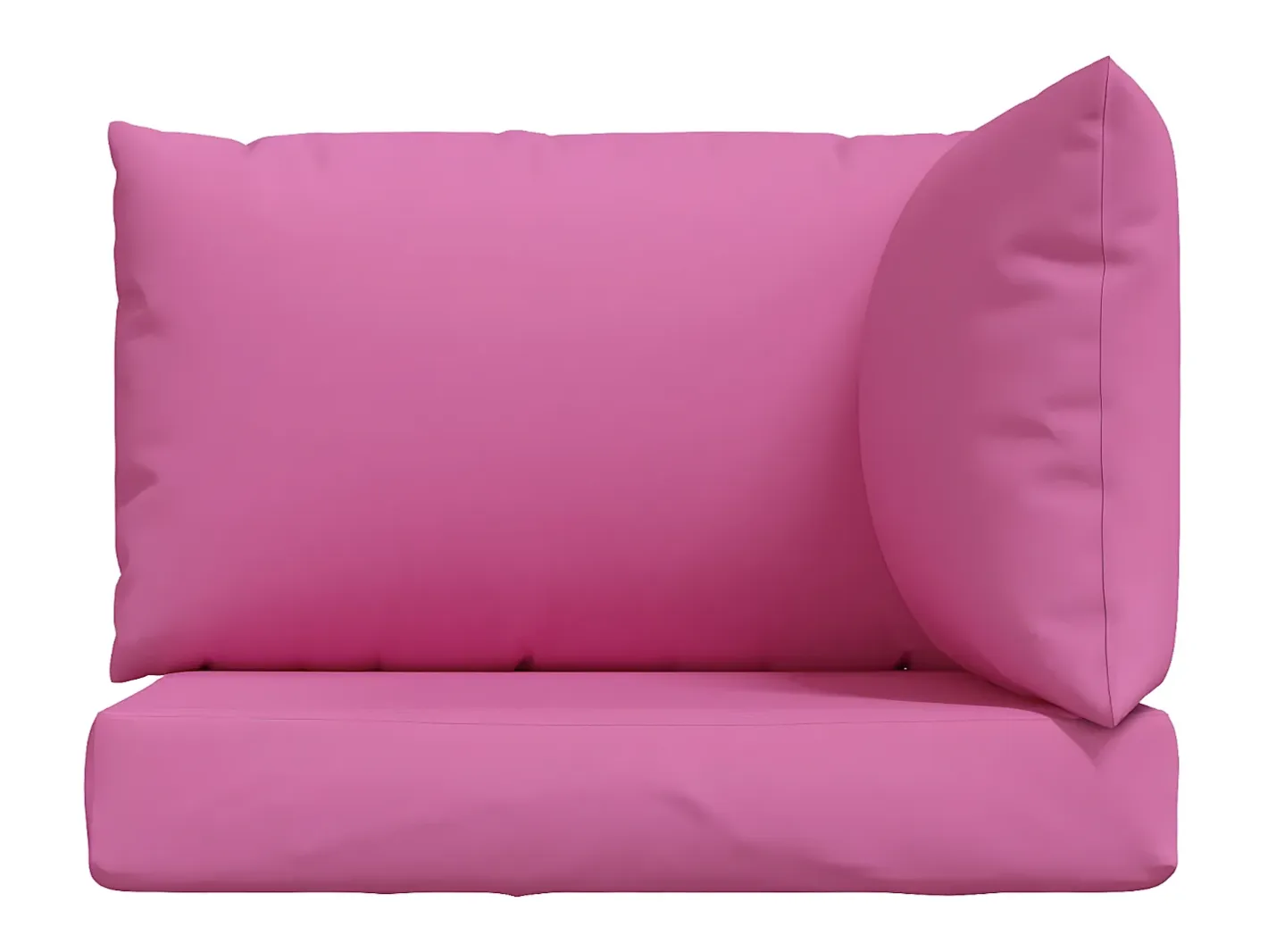 New Cojines para palés 3 piezas tela Oxford ES430845 Rosa