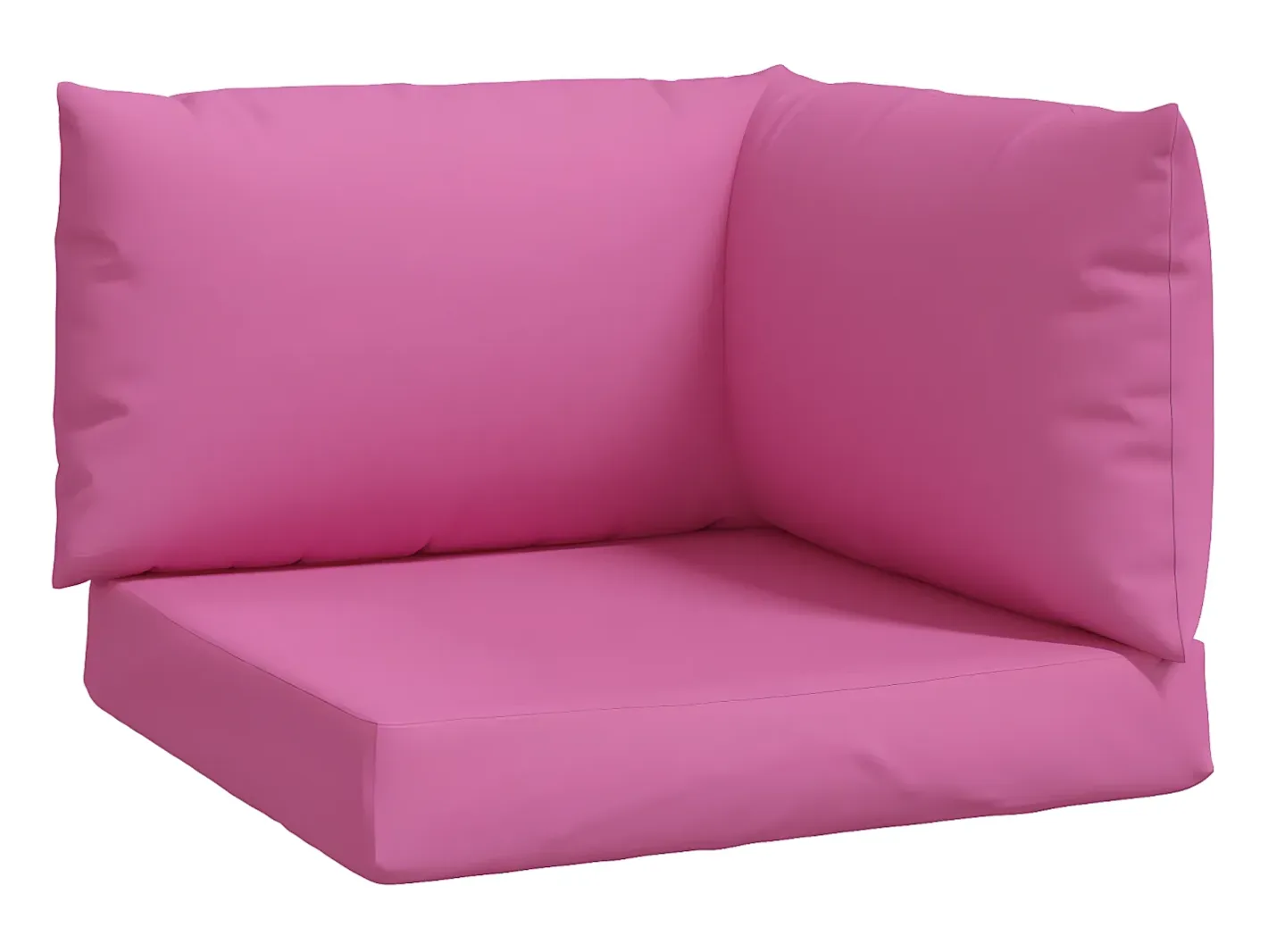 New Cojines para palés 3 piezas tela Oxford ES430845 Rosa