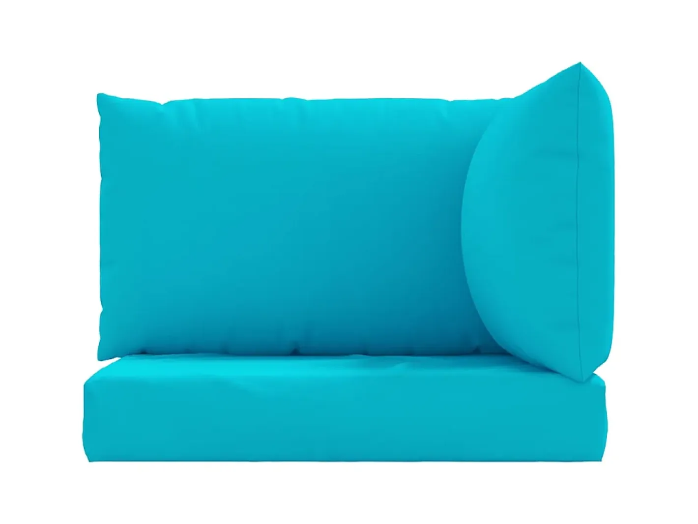 Ropa De Casa-Cojines para palés 3 piezas tela Oxford turquesa ES694292 Azul