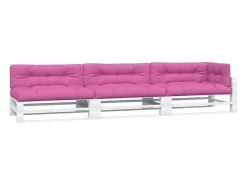 Discount Clicnbuy Cojines para palés 7 piezas tela Rosa