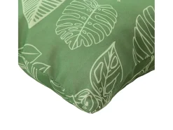 Online Clicnbuy Cojines para palés 3 piezas tela Oxford estampado de hojas Verde