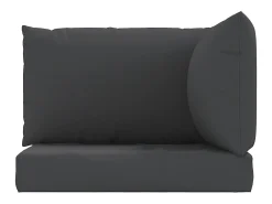 Discount Clicnbuy Cojines para palés 3 unidades tela Oxford Negro