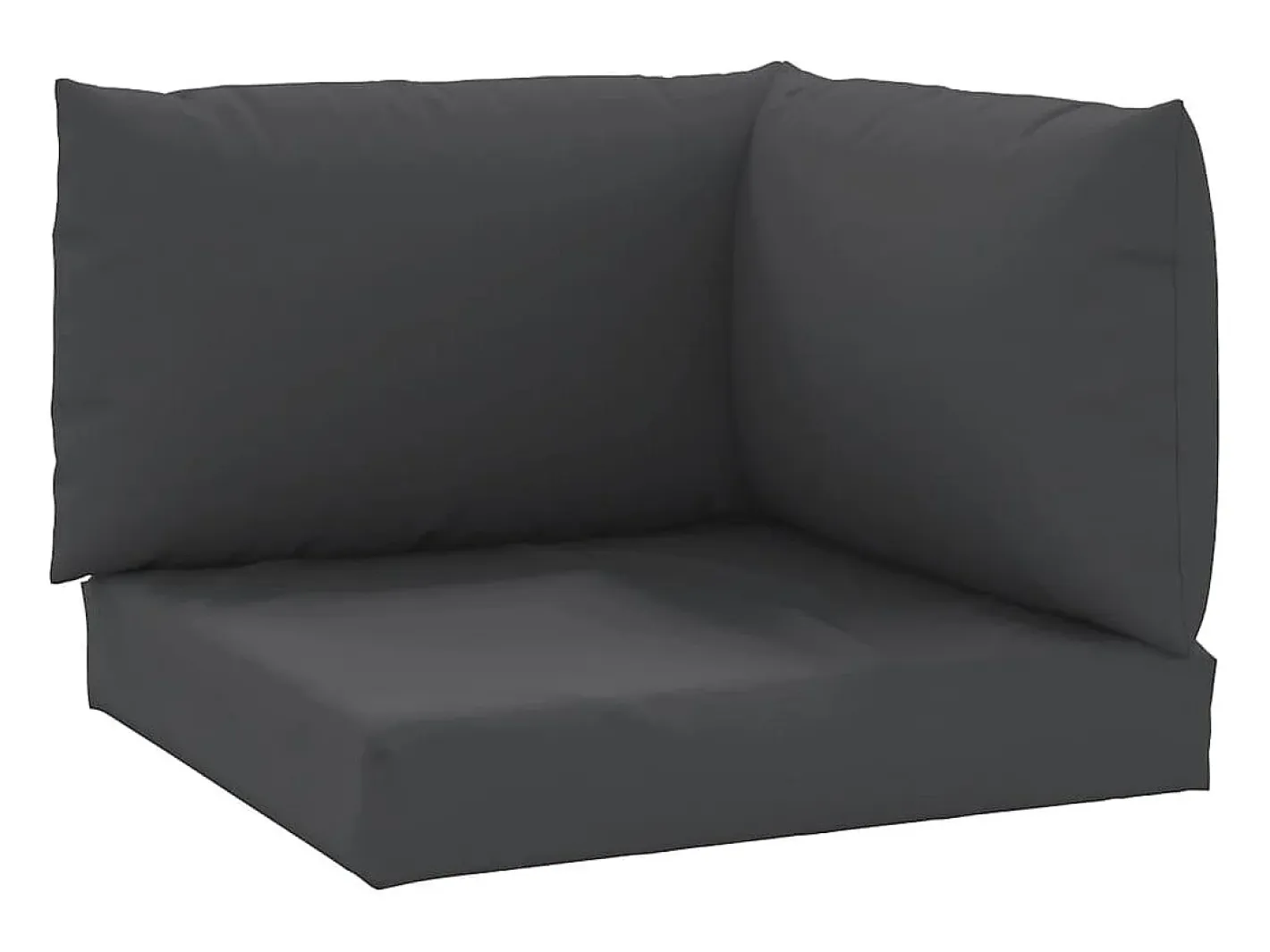 Discount Clicnbuy Cojines para palés 3 unidades tela Oxford Negro