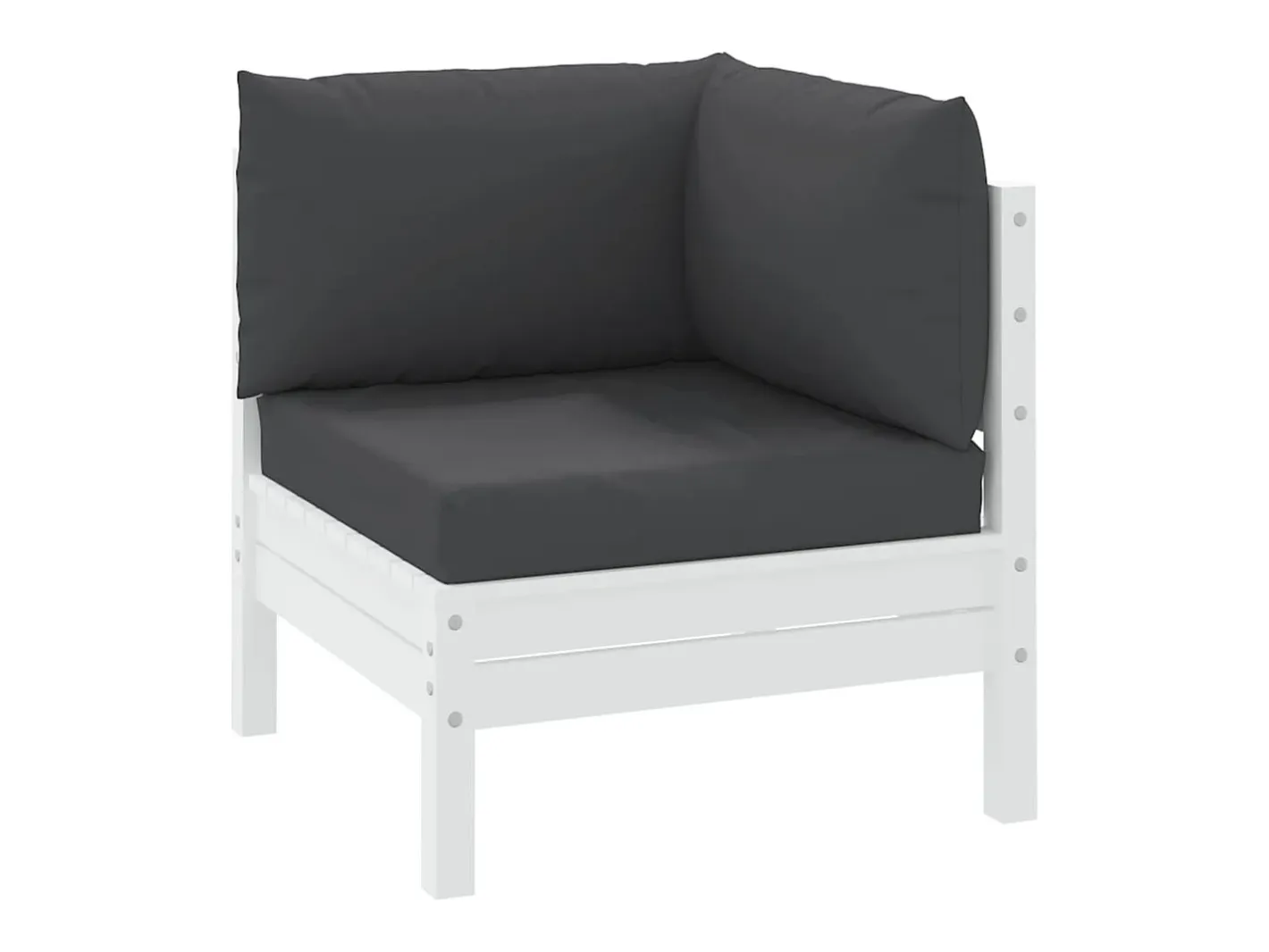 Discount Clicnbuy Cojines para palés 3 unidades tela Oxford Negro