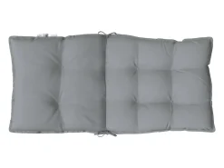 Clicnbuy Ropa De Casa-Cojines para silla con respaldo bajo 2 unidades tela Oxford Gris