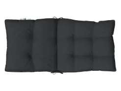 Clicnbuy Ropa De Casa-Cojines para silla con respaldo bajo 6 unidades tela Oxford Negro