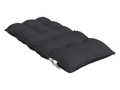 Clicnbuy Ropa De Casa-Cojines para silla con respaldo bajo 6 unidades tela Oxford Negro