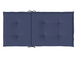 Clicnbuy Ropa De Casa-Cojines para silla con respaldo bajo 2 unidades tela marino Azul