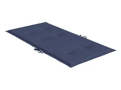 Clicnbuy Ropa De Casa-Cojines para silla con respaldo bajo 2 unidades tela marino Azul