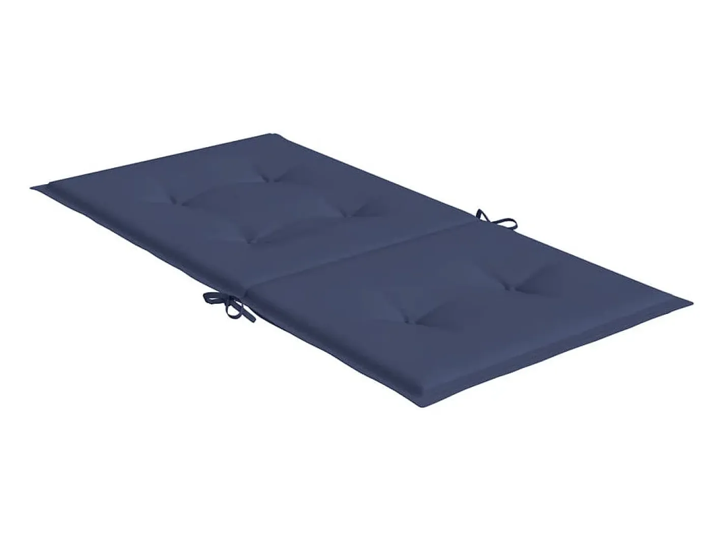 Clicnbuy Ropa De Casa-Cojines para silla con respaldo bajo 2 unidades tela marino Azul