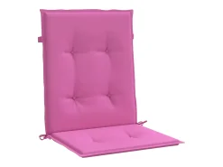 Clicnbuy Cojines para silla con respaldo bajo 6 unidades tela Rosa Best
