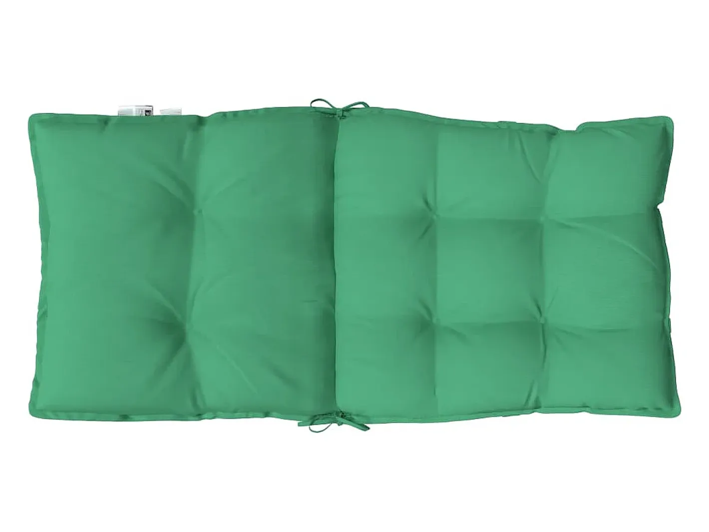 Clicnbuy Cojines para silla con respaldo bajo 2 unidades tela Oxford Verde
