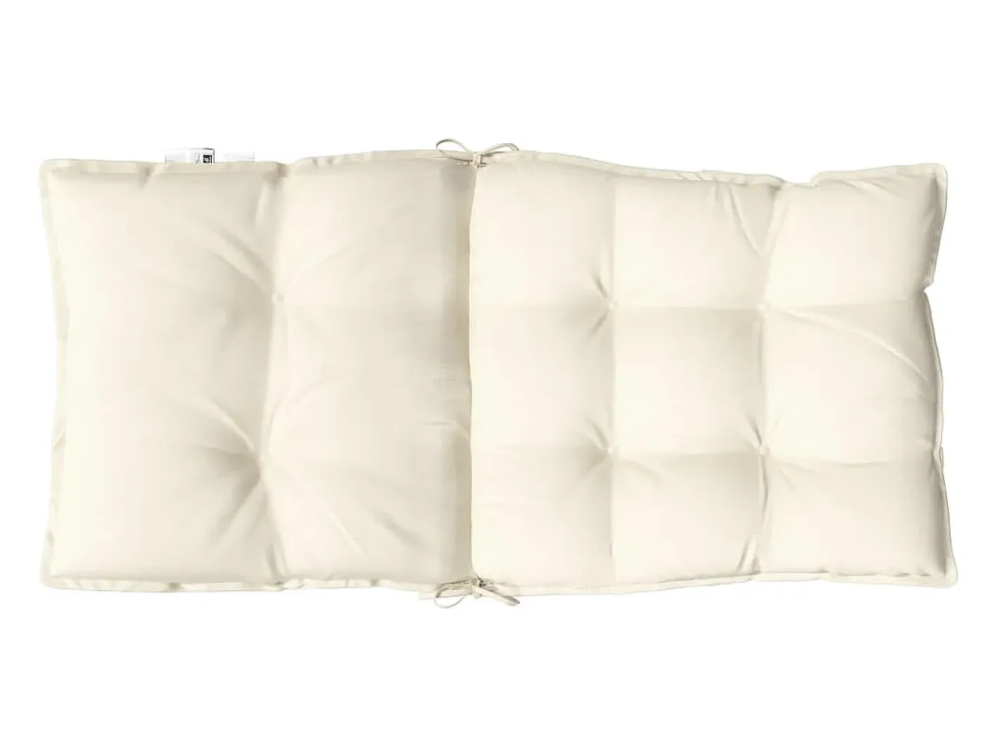 Best Clicnbuy Cojines para silla con respaldo bajo 4 unidades tela Oxford Crema