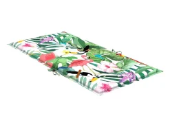 Clicnbuy Ropa De Casa-Cojines para silla con respaldo bajo 2 unidades tela Multicolor