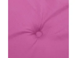 Clearance Clicnbuy Cojines para silla con respaldo bajo 2 unidades tela Rosa