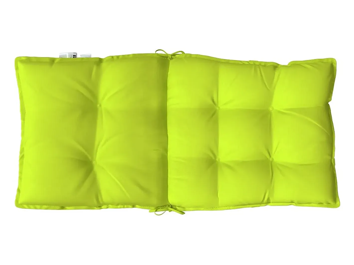 New Clicnbuy Cojines para silla respaldo bajo 6 unidades tela Oxford brillo Verde