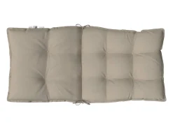 Clicnbuy Ropa De Casa-Cojines para silla respaldo bajo 4 unidades tela Oxford gris taupe Topo